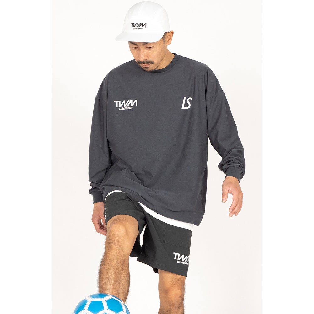 【Mサイズ】LS LOGO DRY L/S CREW TOP BLK ドライ素材 TWM DRY L/S CREW TOP | 【公式】LUZeSOMBRA ONLINE STORE