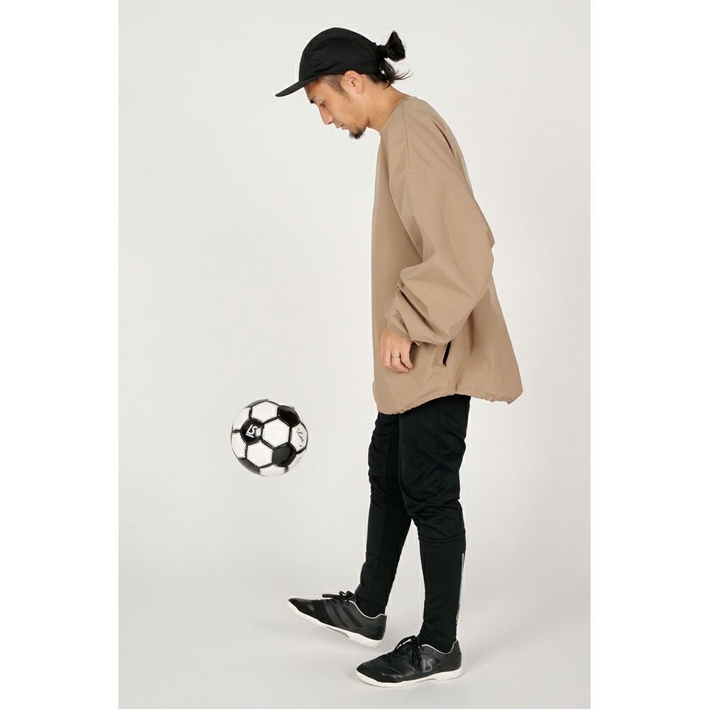 【Mサイズ】STRETCH TAFTA TOO BIG CREW TOP BLK LUZeSOMBRA/ルースイソンブラ] STRETCH TAFTA TOO BIG CREW TOP