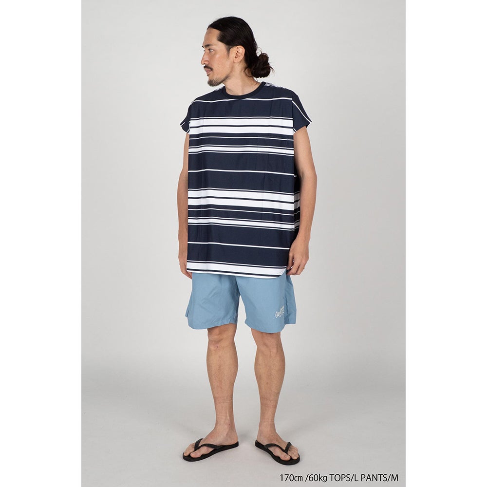 NJ BORDER FRENCH SLEEVE TOP | 【公式】LUZeSOMBRA ONLINE STORE