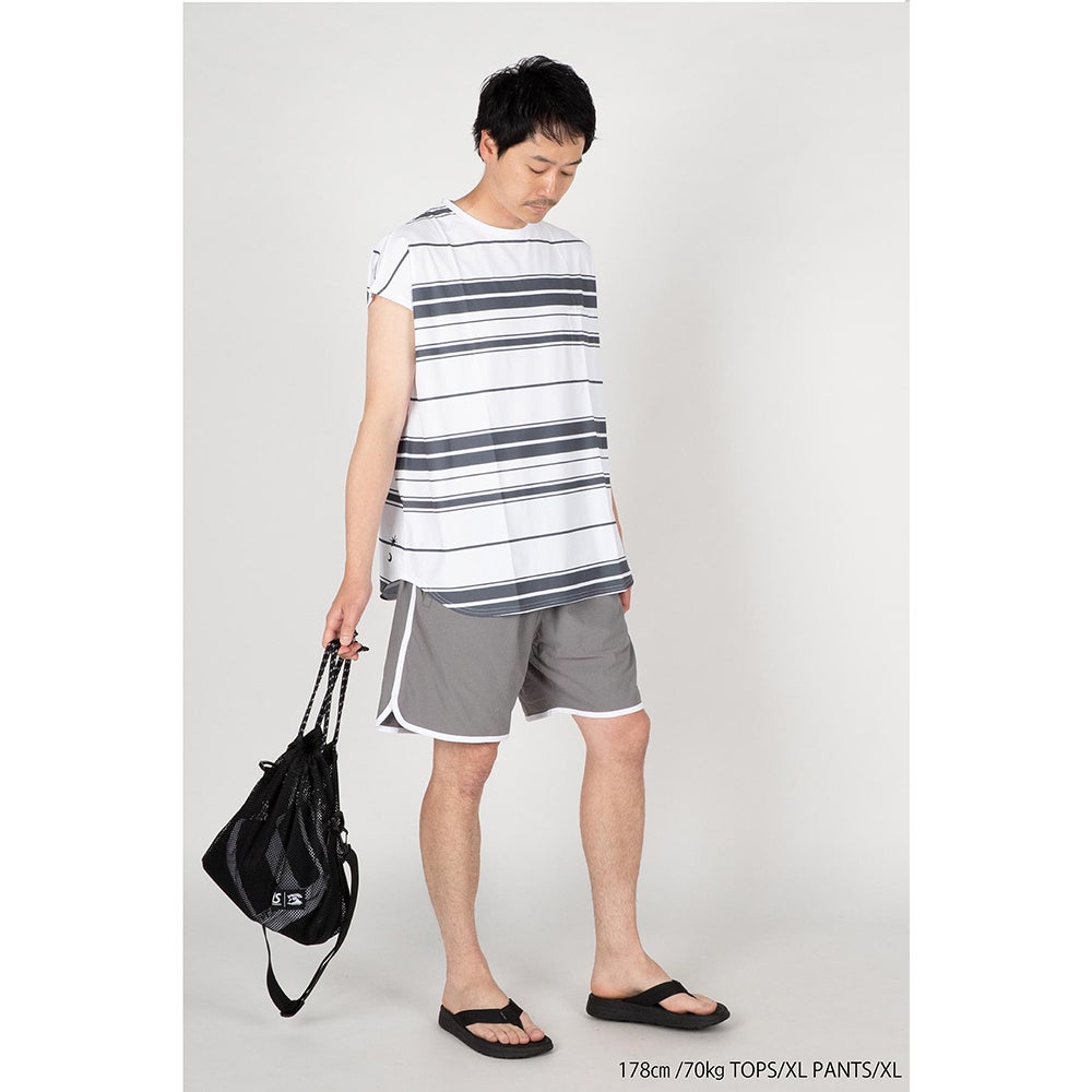 NJ BORDER FRENCH SLEEVE TOP | 【公式】LUZeSOMBRA ONLINE STORE