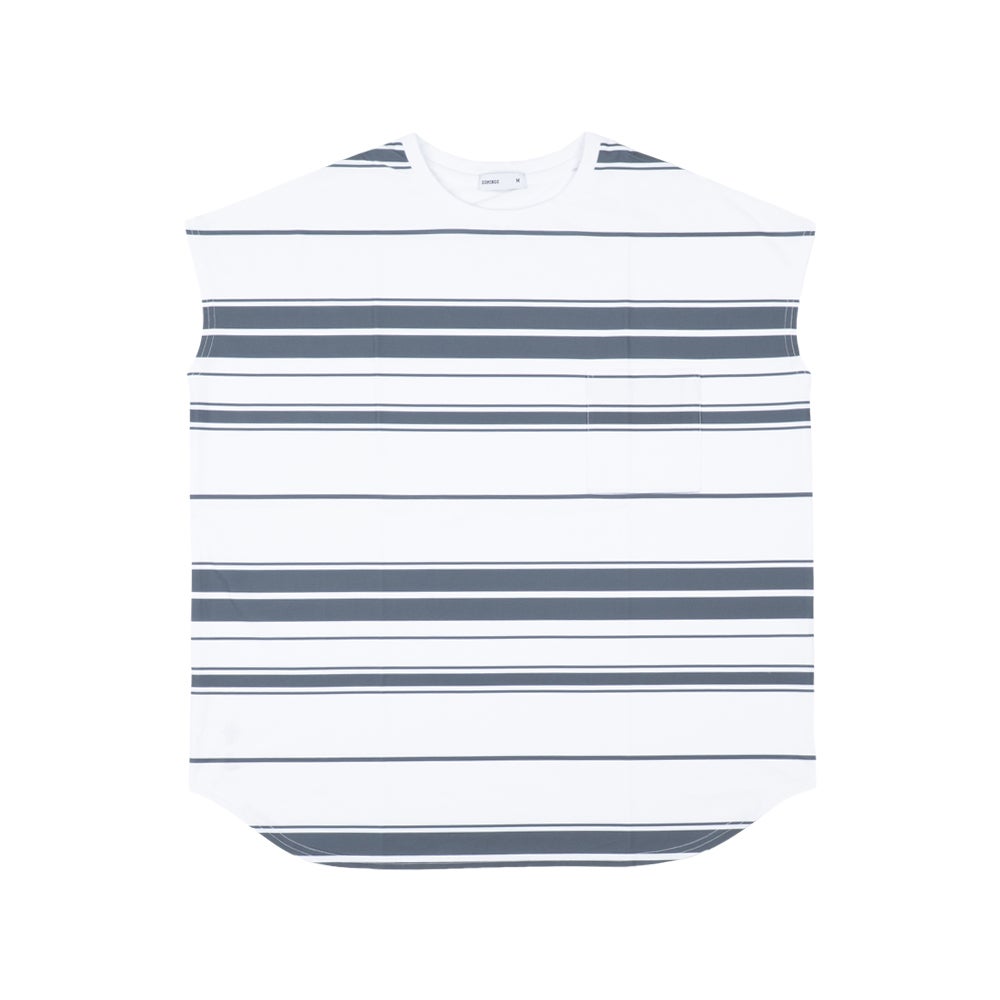 NJ BORDER FRENCH SLEEVE TOP | 【公式】LUZeSOMBRA ONLINE STORE